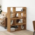 vidaXL Deliaca stena dub artisian 100x33x125,5 cm kompozitné drevo