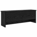 vidaXL Vešiak na stenu Nástenná montáž Čierny dub 80 x 20 x 30 cm