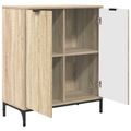 vidaXL Servírovacia skriňa Sonoma dub 69,5 x 33 x 82 cm