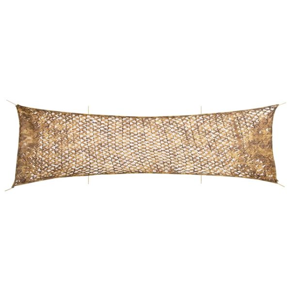 vidaXL Maskovacia sieť s úložným vreckom 753x199 cm piesková
