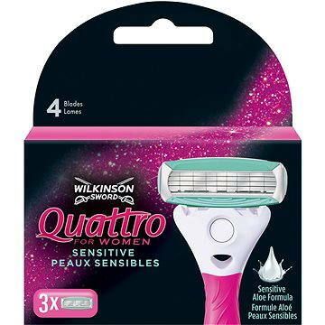 Wilkinson Quattro Pink 3ks náhradné hlavice