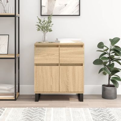 vidaXL Komoda dub sonoma 60x35x70 cm spracované drevo