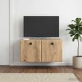 vidaXL Nástenná TV skrinka 59,5 x 41 x 30 cm Dub artisan