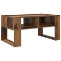 vidaXL Konferenčný stolík Staré drevo 92 x 53 x 45 cm Kompozitné drevo
