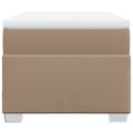 vidaXL Boxspring posteľ s matracom kapučínová 90x190 cm umelá koža