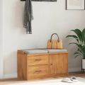 vidaXL Lavica do predsiene SANDNES 87x40x50 cm borovicový masív