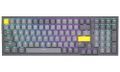Endorfy mechanická klávesnica Celeris 1800 CZ / BT / USB / bezdrôtová / kompatibilná s MacOS / sidetune / CZ/SK layout Klávesnica, herná, bezdrôtová, mechanická, Endorfy Yellow by Gateron, CZ layout, ARGB, sivá