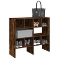 vidaXL Stojany na topánky 2 ks stohovateľné tmavý dub 89,5x30x40 cm