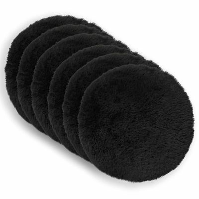 vidaXL Podložka s vankúšom HEERLEN 2 ks Čierna PV fleece