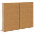 vidaXL CD Skrinka 2 ks Dub sonoma 65 x 23,5 x 97,5 cm Kompozitné drevo