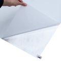 vidaXL Okenná fólia statická matná biela 90x500 cm PVC