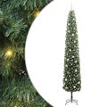vidaXL Umelý vianočný stromček Zelená 270 cm PVC, oceľ a plast