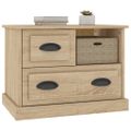 vidaXL Nočný stolík dub sonoma 60x39x45 cm
