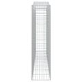 vidaXL Oblúkový gabionový kôš 20ks 400x50x200/220cm pozinkované železo