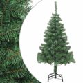 vidaXL Umelý vianočný stromček so stojanom 150 cm, 380 vetvičiek