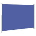 vidaXL Zaťahovacia bočná markíza na terasu 200x300 cm modrá