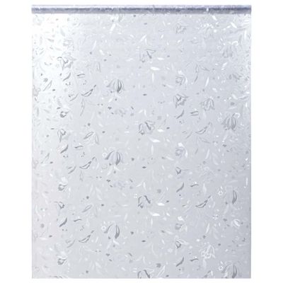 vidaXL Okenná fólia matná vzor kvetu 90x500 cm PVC