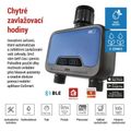 Hodiny zavlažovacie GoSmart EMOS PW56202, Bluetooth 5.0, 2 výstupy