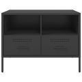 vidaXL TV skrinky 2 ks čierne 68x39x50,5 cm oceľ
