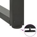 vidaXL Nohy barového stola v tvare T, 2 ks, antracitové, 40x35x(100-101) cm, oceľ