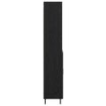vidaXL Highboard 2 ks Čierny dub 69,5 x 34 x 180 cm Kompozitné drevo