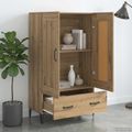 vidaXL Highboard Dub artisan 70 x 31 x 115 cm Kompozitné drevo