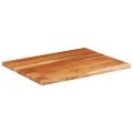 vidaXL Stolová doska 110x80x3,8 cm obdĺžnik akáciový masív živá hrana