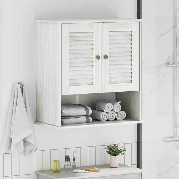 vidaXL Kúpeľňová skriňa VIGO Biela a antik biela 67,5 x 34 x 71,5 cm