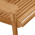 vidaXL Adirondack hojdačka 2 ks Hnedá Tíkový masív