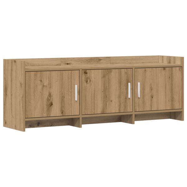 vidaXL TV skrinka 130 x 33 x 47 cm Dub artisan Kompozitné drevo
