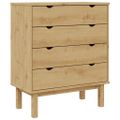 vidaXL Skrinka so zásuvkami OTTA 76,5x39,5x90 cm, borovica