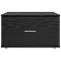 vidaXL Zásuvkový kabinet 55 x 45 x 31 cm Čierny dub