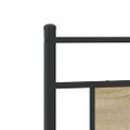 vidaXL Posteľný rám bez matraca dub sonoma 75x190 cm kompozitné drevo