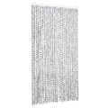 vidaXL Záves proti hmyzu sivý a tmavosivý 100x220 cm ženilka