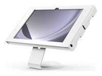 Montážna sada - naskrutkovateľná - pre tablet - 45° jadro - uzamykateľná - kovový rám, oceľ - biela - veľkosť obrazovky: 11" - na stôl, montáž na stenu - pre Samsung Galaxy Tab A9+