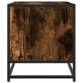 vidaXL TV skrinka dymový dub 61x40x46 cm kompozitné drevo a kov