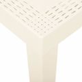 vidaXL Záhradný stôl biely 79x65x72 cm plast