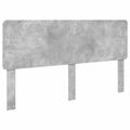 vidaXL Rám postele Betónová šedá 200 x 200 cm Kompozitné drevo