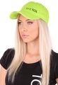 Kšiltovka s LED svetlom B-CAP 25lm, nabíjacia, USB, univerzálna veľkosť, fluorescentne zelená SIXTOL