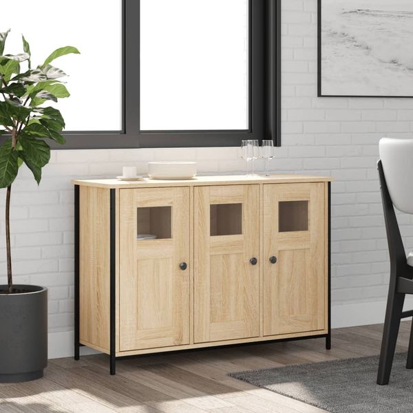 vidaXL Komoda dub sonoma 100x35x70 cm kompozitné drevo