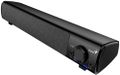 GENIUS repro Wireless SoundBar 220BT/ Bluetooth/ 3,5" jack/ 4W/ černý Soundbar, Bluetooth 5.3, USB-A/C, 3,5mm AUX, výstup na sluchátka, 4 W RMS, 2× 2" reproduktor, cernošedý