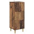 vidaXL Zásuvkový kabinet Staré drevo 33 x 34,5 x 90 cm