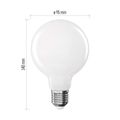 LED žiarovka Filament G95 / E27 / 7,8 W (75 W) / 1055 lm / neutrálna biela