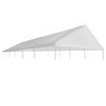 vidaXL Strecha na párty stan biela 6 x 12 m