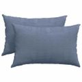 vidaXL Vankúše na pohovku 2 pcs Modrá 60 x 40 cm Kordúrová tkanina