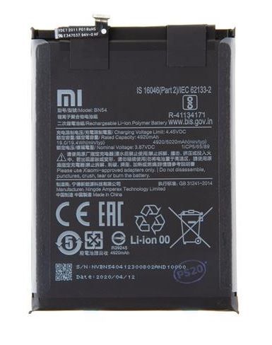 Xiaomi BN54 Original Batéria 5020mAh Service Pack