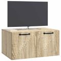 vidaXL Nástenná TV skrinka Nástenný Dub sonoma 59,5 x 41 x 30 cm