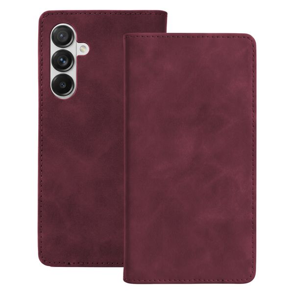 Smart Suede case for Samsung Galaxy A57 5G maroon