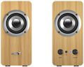 GENIUS repro SP-HF400 Pine Wood/ 2.0/ 10W/ drevené/ farba svetlé drevo Reproduktory, 2.0, 10W, 3,5mm jack, drevené, svetlé drevo