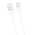 XO kábel NB200 USB - USB-C 2,0 m 2,1A biely